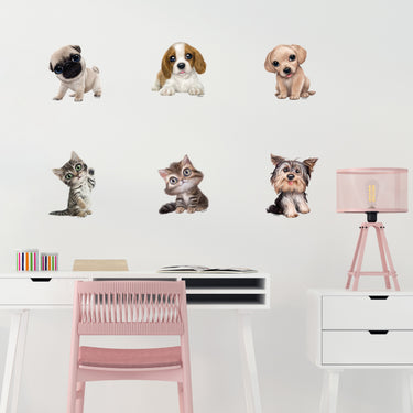 Kittens & Puppies Wall Decals